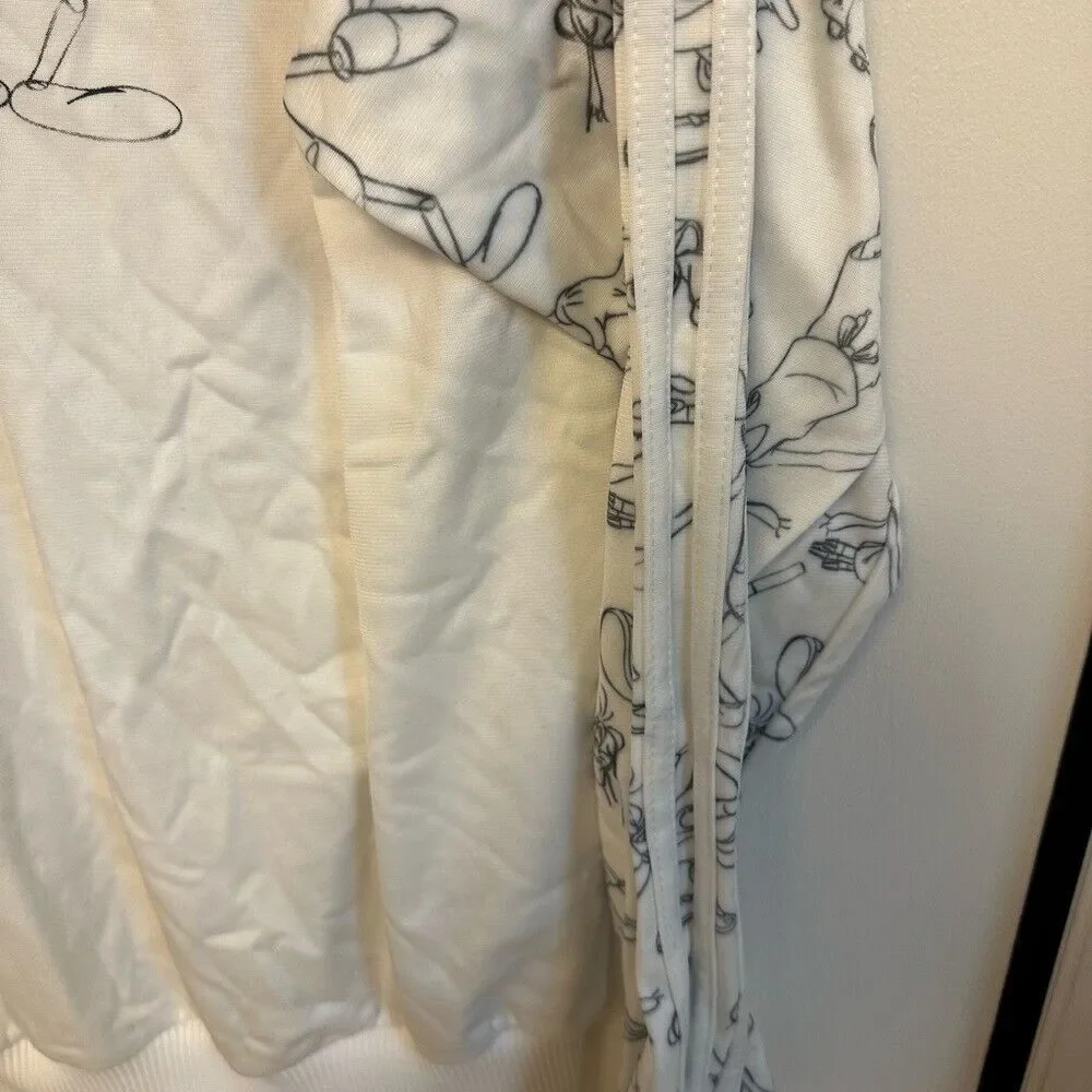 Adidas Adicolor x Disney Goofy Graffiti White Track Jacket‎ Unisex Small RARE